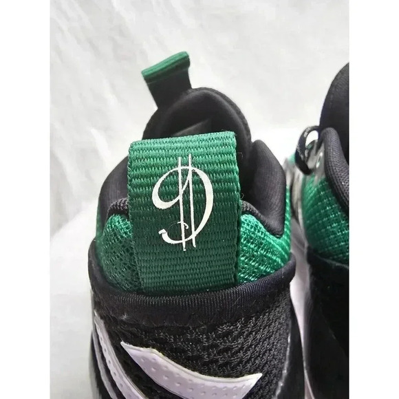 Size 7 Mens - Adidas Dame Certified EXTPLY 2.0 Black Court Green - Picture 10 of 13